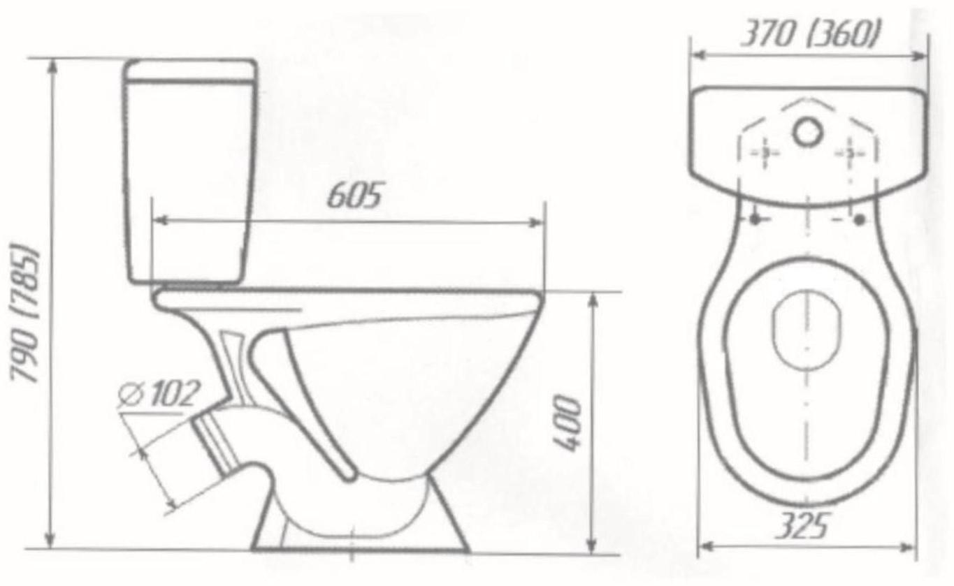 Унитаз компакт 