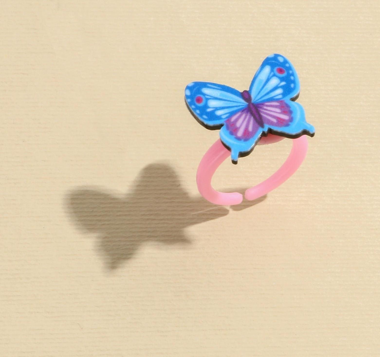 Кольцо детское «Бабочка» 2 х 1,8 х 1,5 см