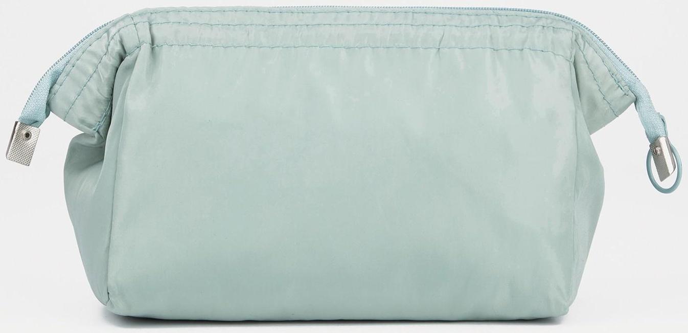 Косметичка на молнии, цвет мятный