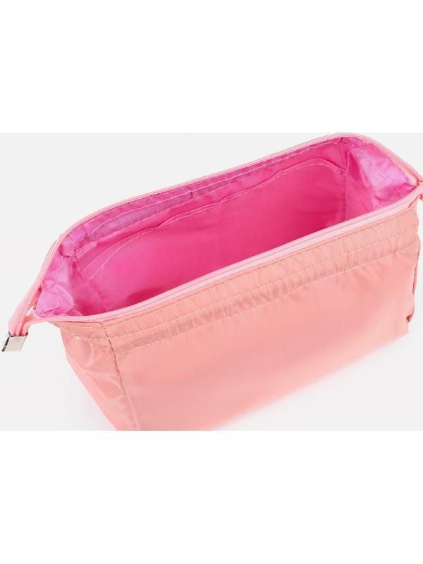 Косметичка на молнии, цвет розовый