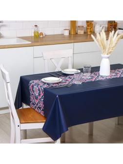 Клеёнка столовая на тканевой основе, рулон 20 метров, ширина 137 см