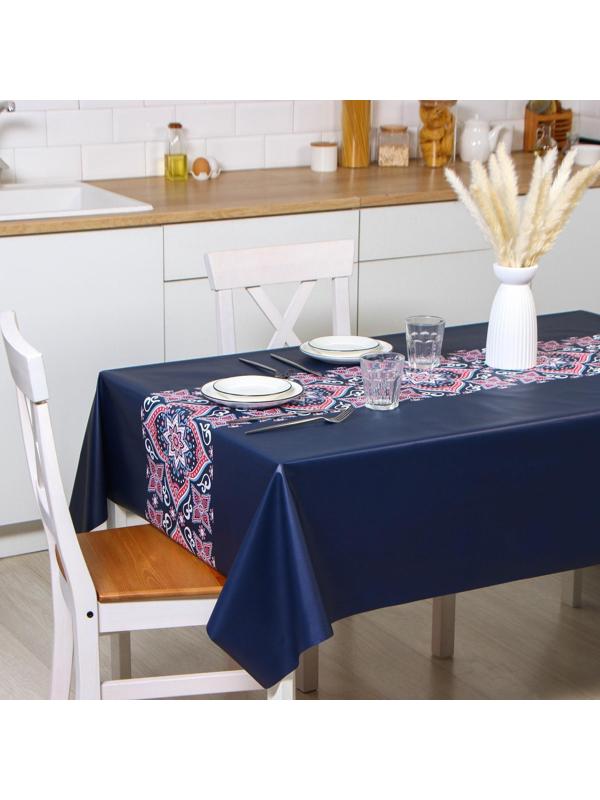 Клеёнка столовая на тканевой основе, рулон 20 метров, ширина 137 см