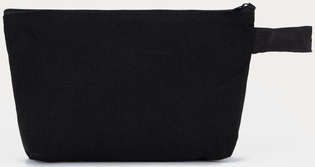 Косметичка на молнии, цвет чёрный