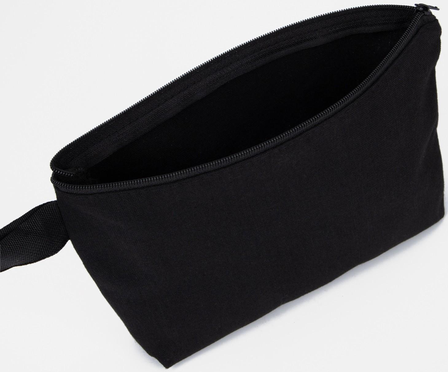 Косметичка на молнии, цвет чёрный