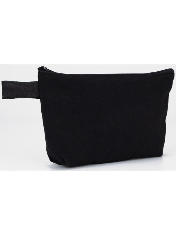Косметичка на молнии, цвет чёрный