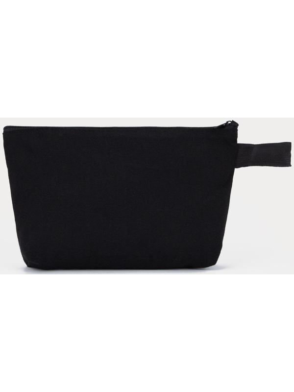 Косметичка на молнии, цвет чёрный
