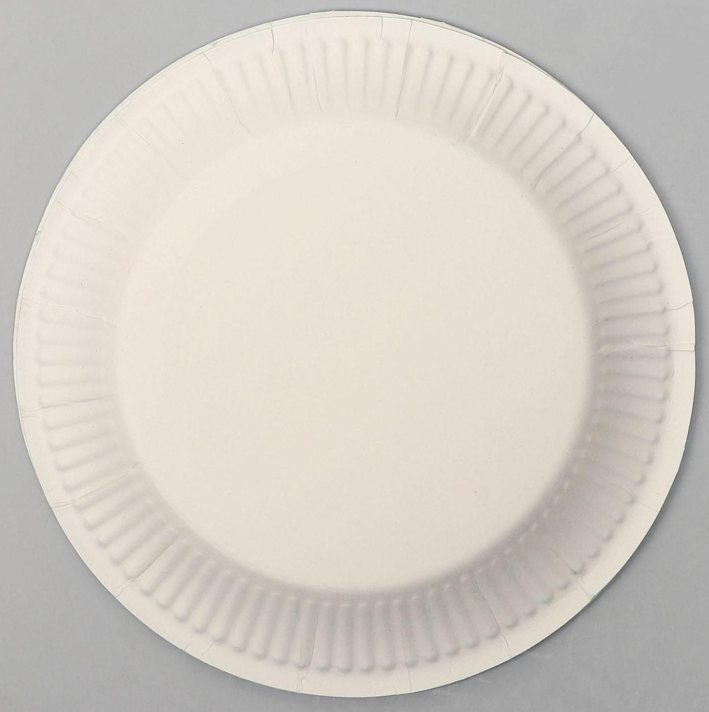 Тарелка бумажная «С днём рождения», в наборе 6 штук, цвет розовый