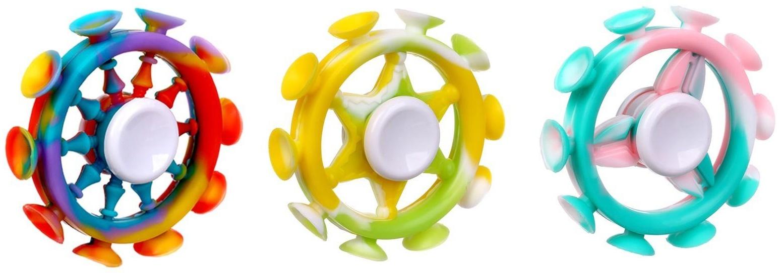 Спинер «Присоска», цвета МИКС