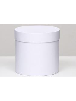 Шляпная коробка белая, 13 х 13 см