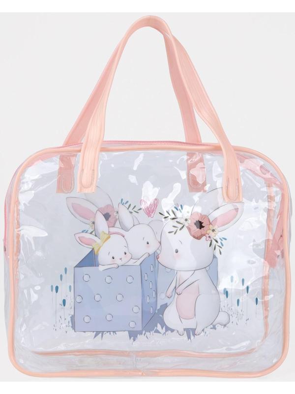 Косметичка на молнии, цвет розовый