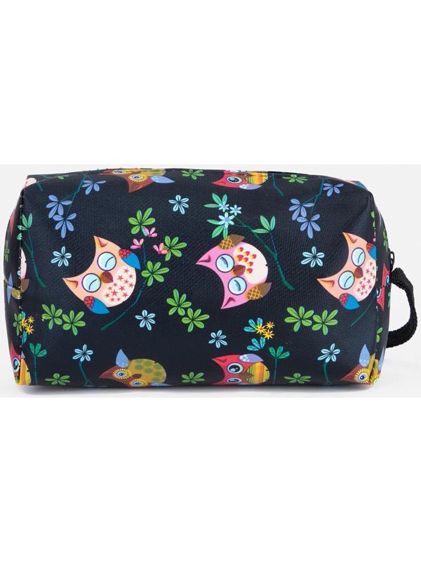 Косметичка на молнии, цвет чёрный