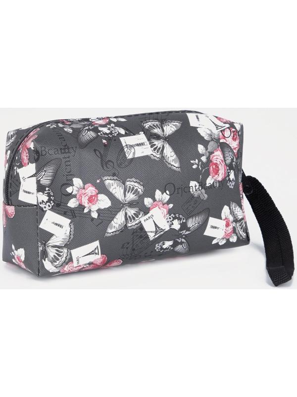 Косметичка на молнии, цвет черный