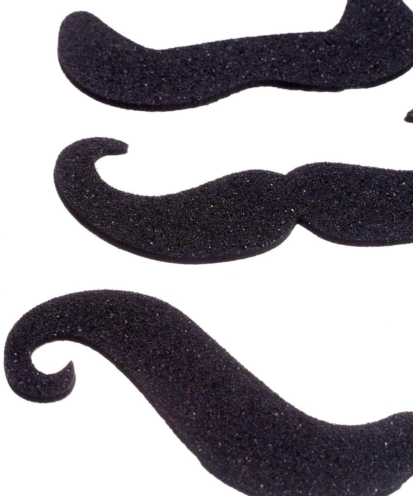 Карнавальные усы на липкой основе, набор 3 шт., виды МИКС