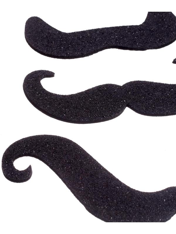Карнавальные усы на липкой основе, набор 3 шт., виды МИКС