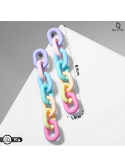 Серьги пластик 