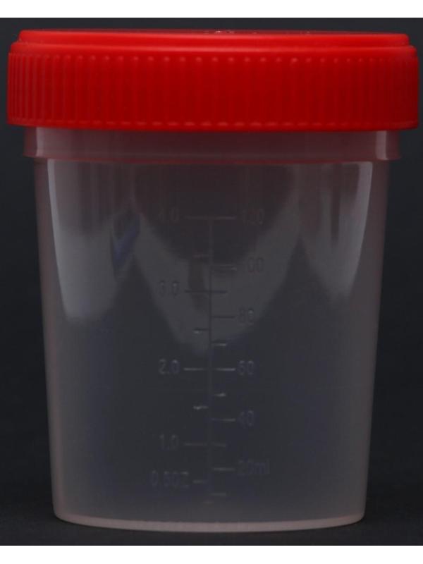 Контейнер стерильный, в индивидуальной упаковке, 120 мл