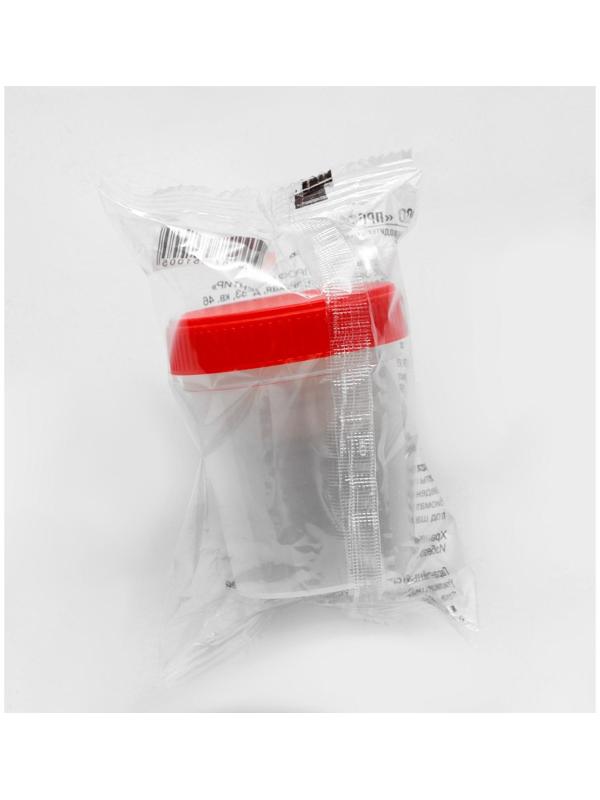 Контейнер стерильный, в индивидуальной упаковке, 120 мл