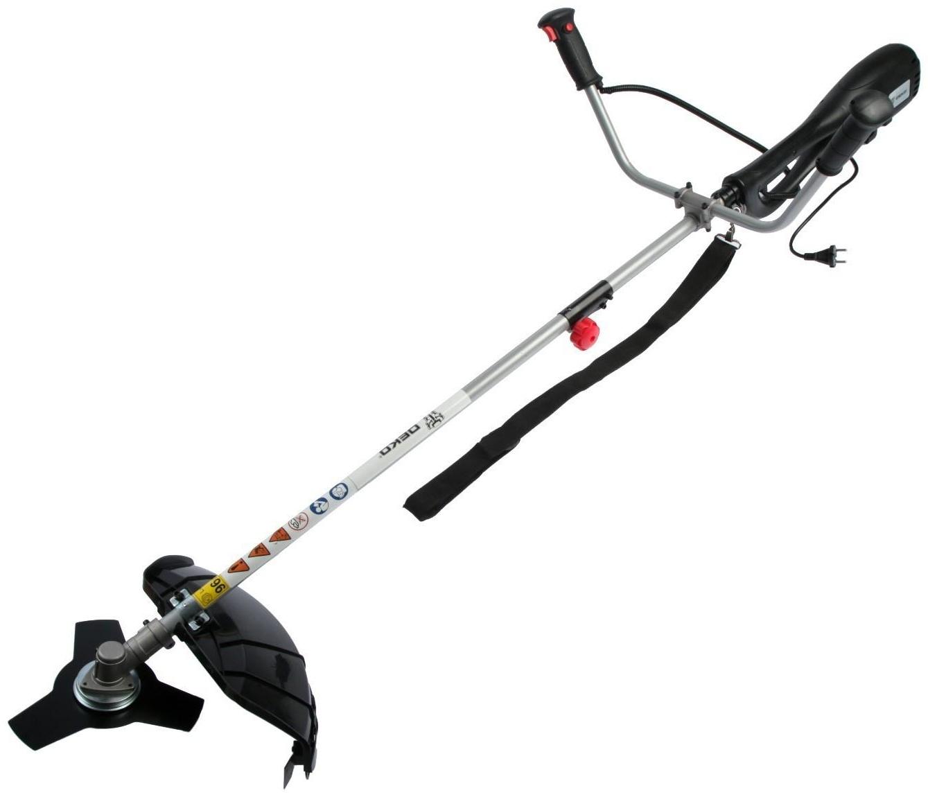 Триммер электрический DEKO DKTR1600, 1600 Вт, 5500 об/мин, разборная штанга, леска/нож