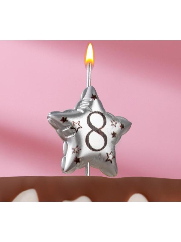 Свеча в торт на шпажке 