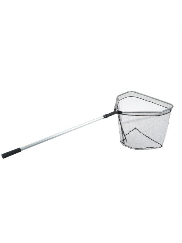 Подсачек складной телескопический Namazu, 180 см, квадратный обод 60 х 55 см, капрон