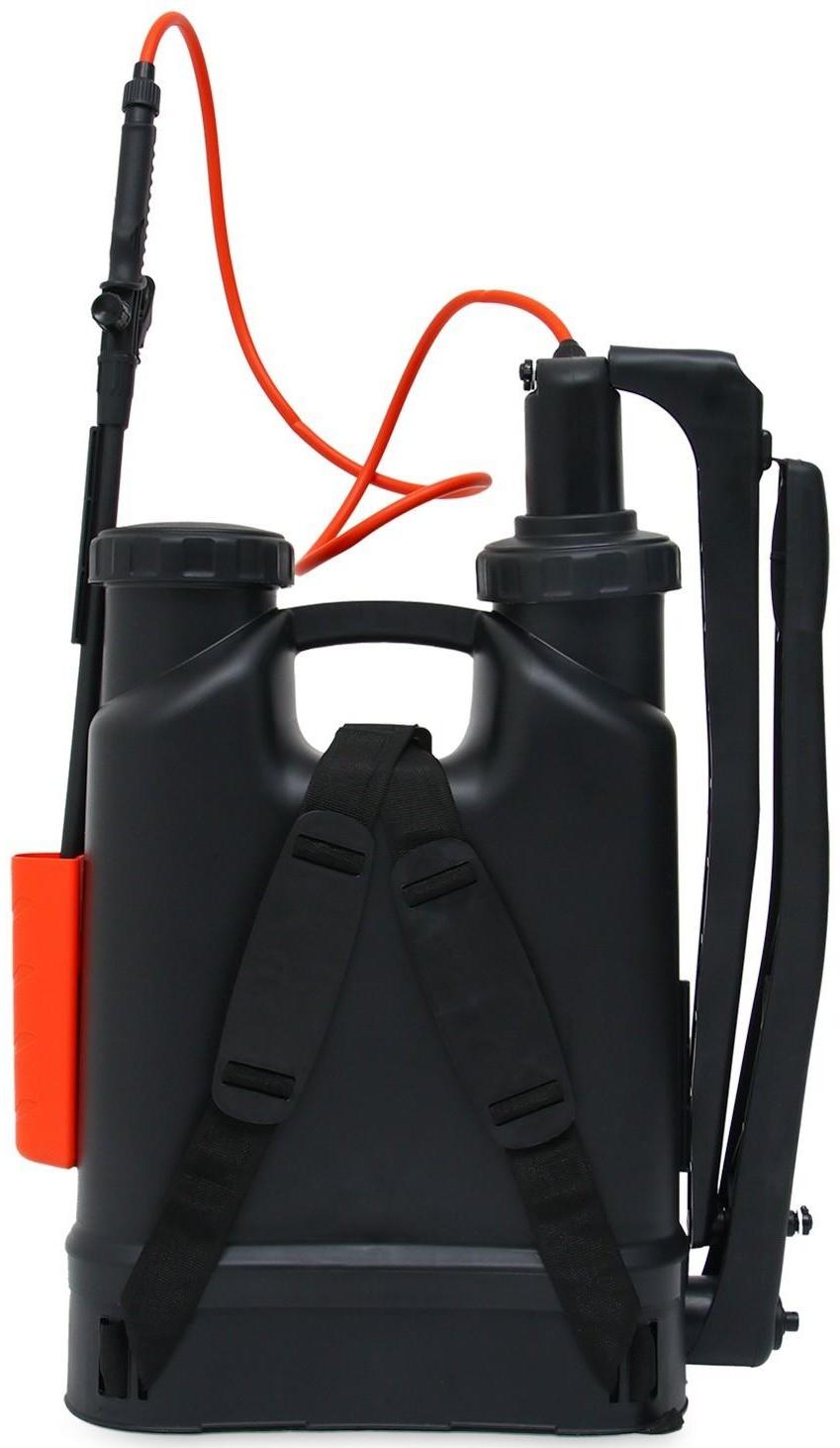 Опрыскиватель ранцевый, 16 л, пластиковый брандспойт, «Жук»