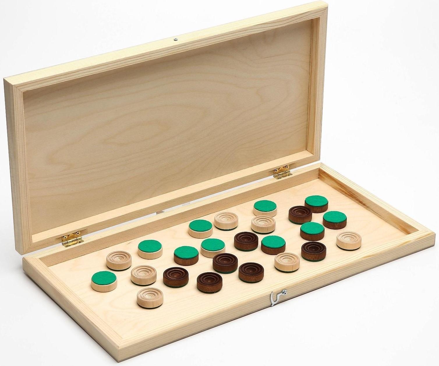 Шашки деревянные 