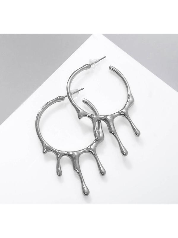 Серьги металл 