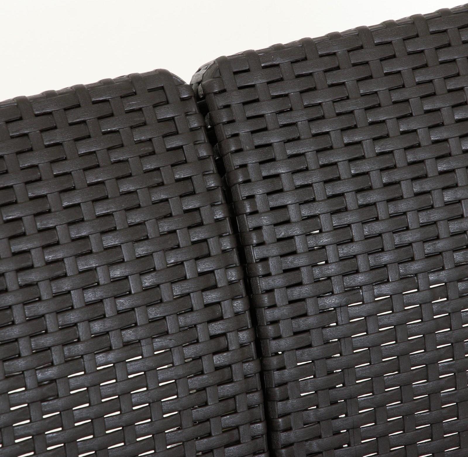 Набор садовой мебели: диван, два кресла, мокко