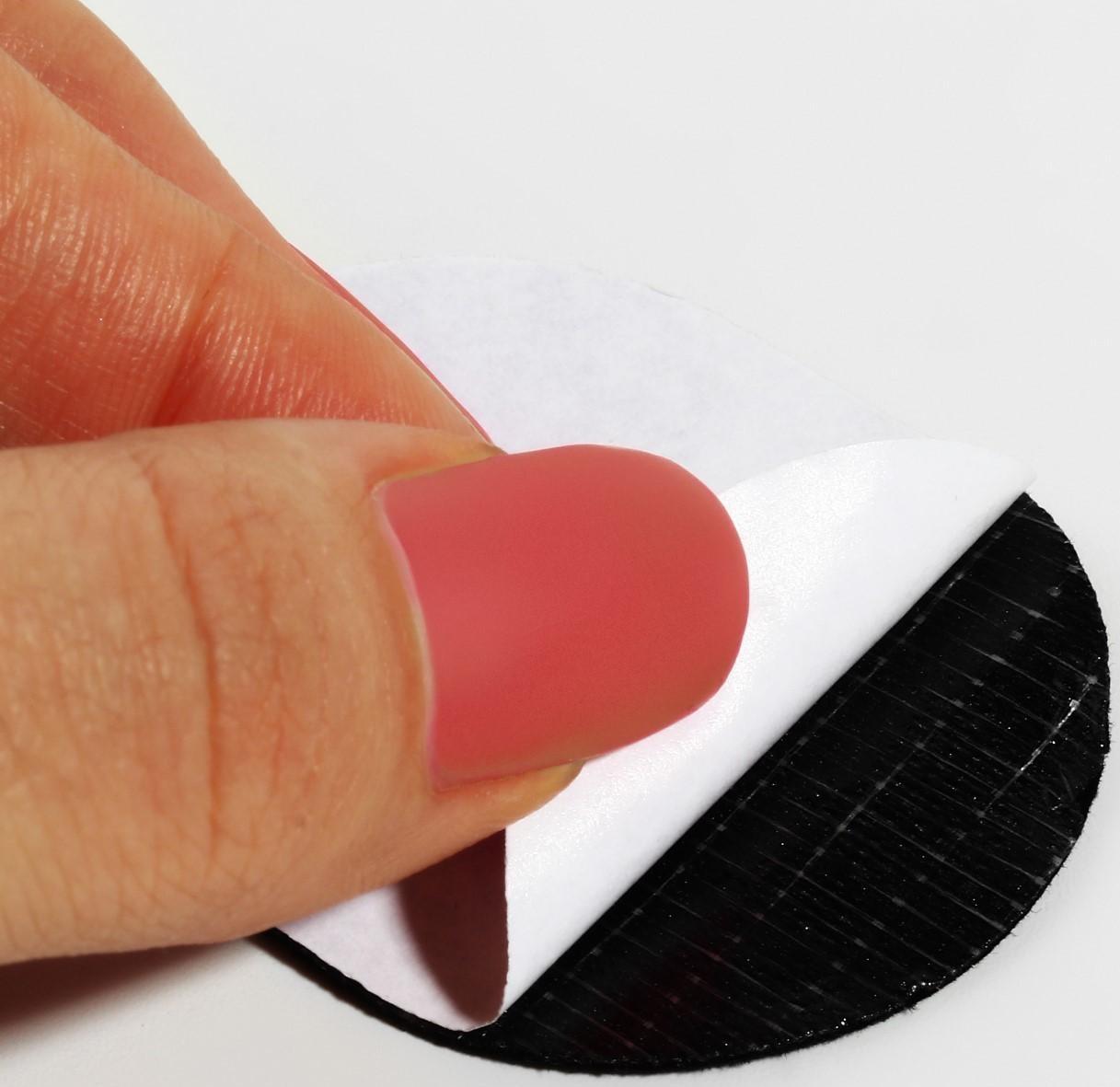 Набор заплаток для обуви, клеевые, 6 шт, цвет чёрный