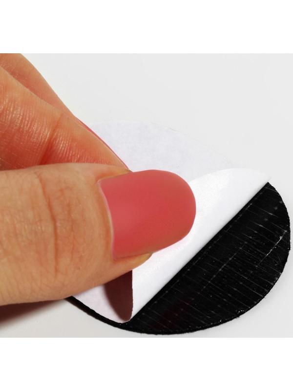 Набор заплаток для обуви, клеевые, 6 шт, цвет чёрный