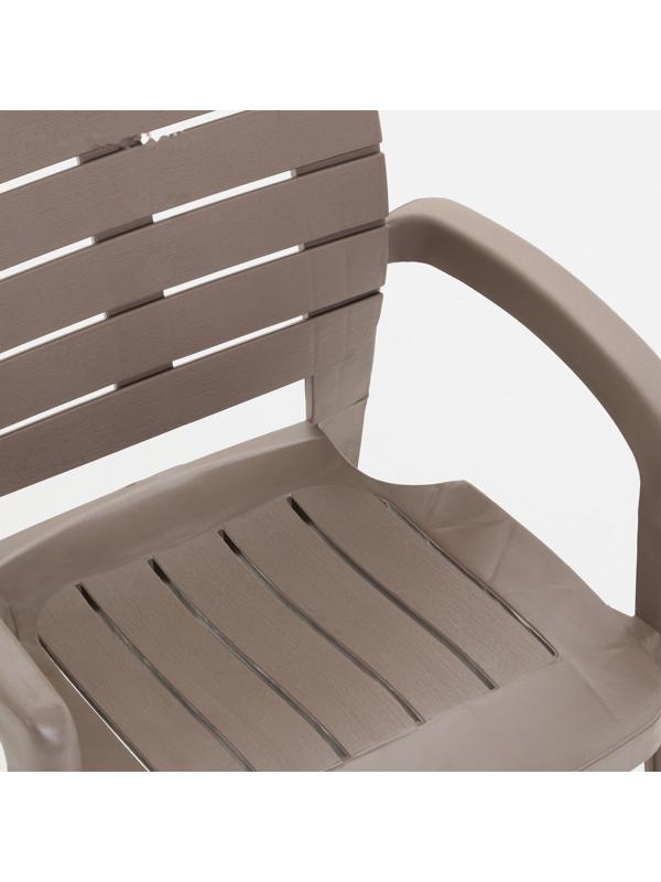 Набор садовой мебели Прованс мокко, 2 кресла + стол