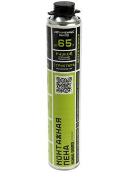 Пена монтажная Tris PRO-65, пистолетная, профессиональная, 1000 мл