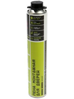 Пена монтажная Tris PRO-DOOR, пистолетная, профессиональная, 1000 мл