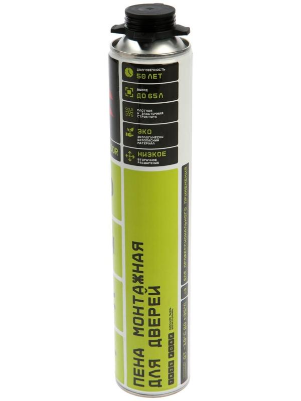 Пена монтажная Tris PRO-DOOR, пистолетная, профессиональная, 1000 мл