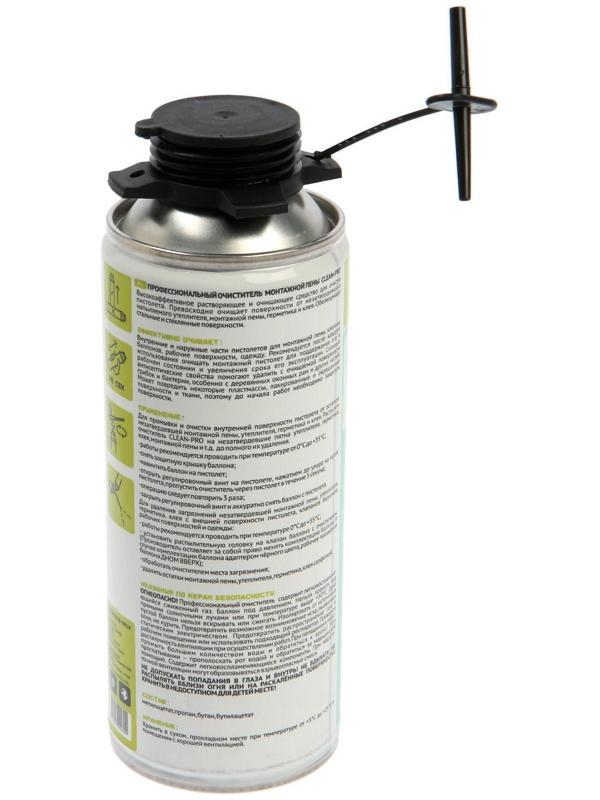 Очиститель монтажной пены Tris CLEAN-PRO, профессиональный, 500 мл