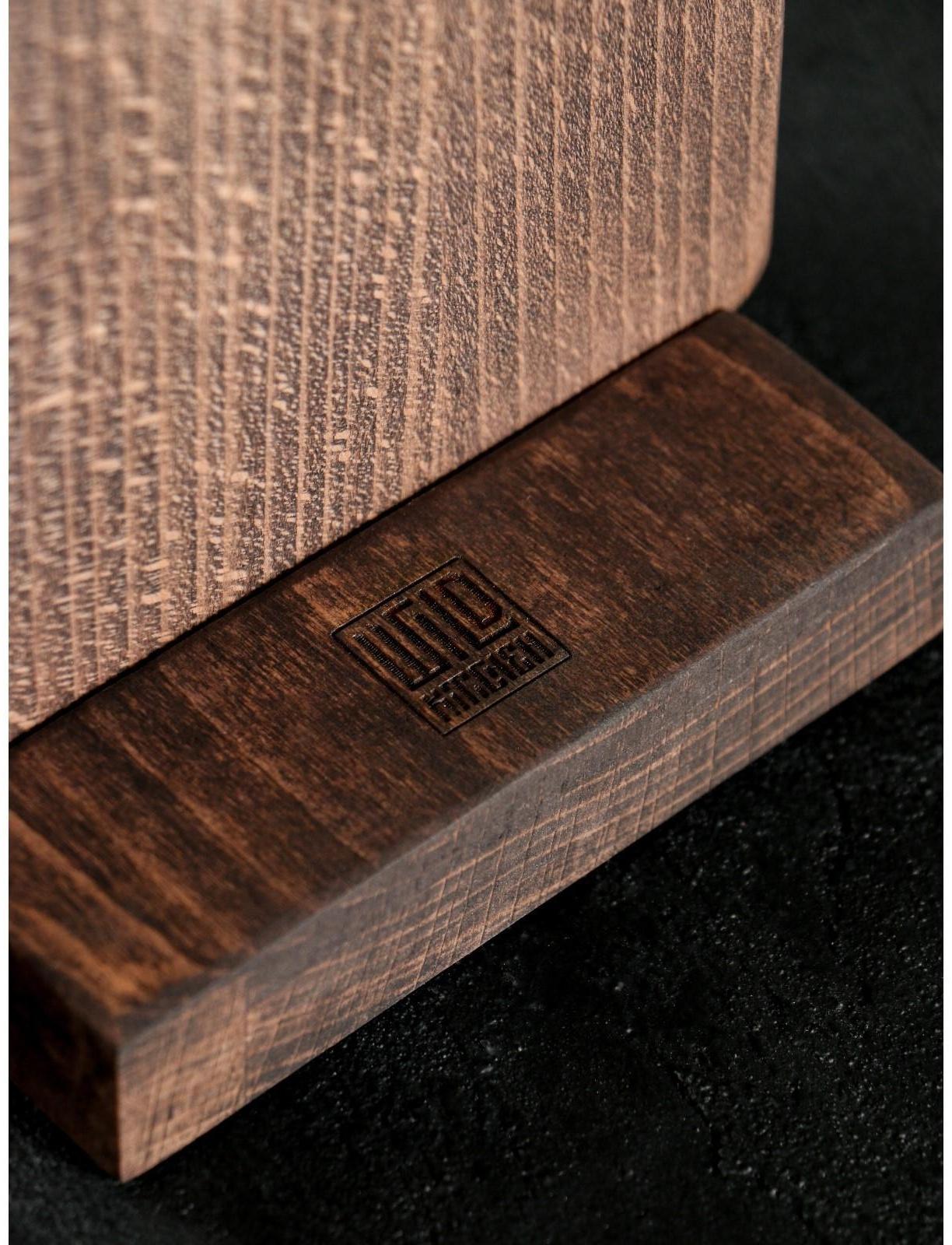 Набор разделочных досок на подставке Wild Kitchen, 35×16.5×2 см и 30×14×2 см, бук темный