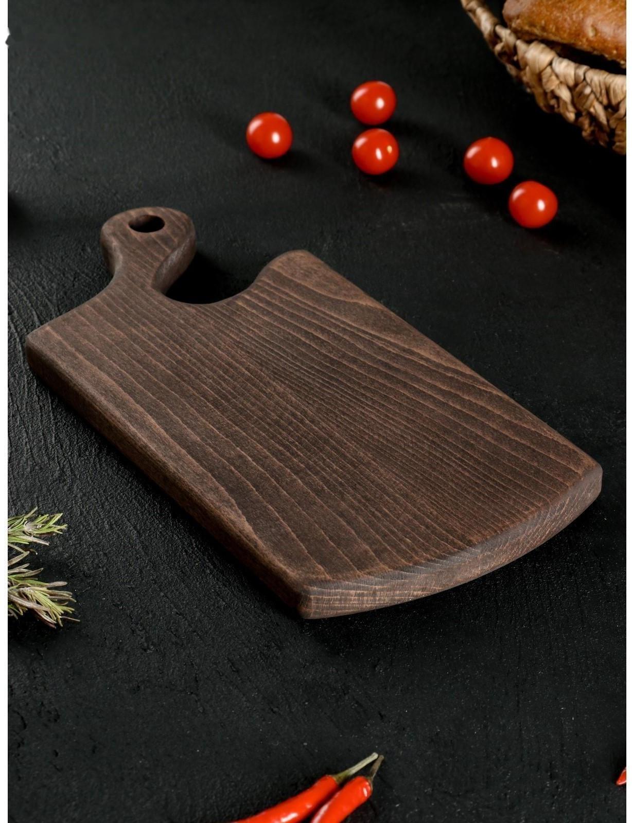 Набор разделочных досок на подставке Wild Kitchen, 35×16.5×2 см и 30×14×2 см, бук темный