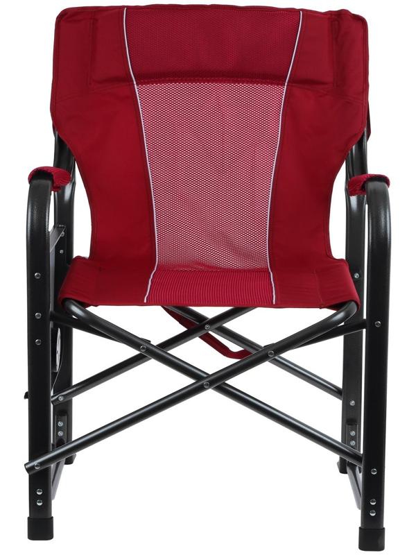 Кресло туристическое, стол с подстаканником, р. 63 х 47 х 94 см, цвет красный