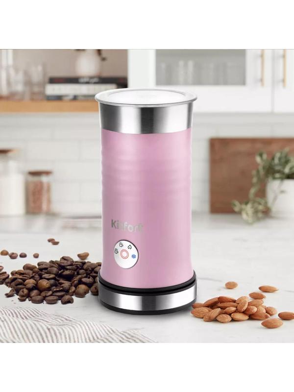 Капучинатор Kitfort КТ-786-1, 500 Вт, 0.24 л, 4 режима, лавандовый