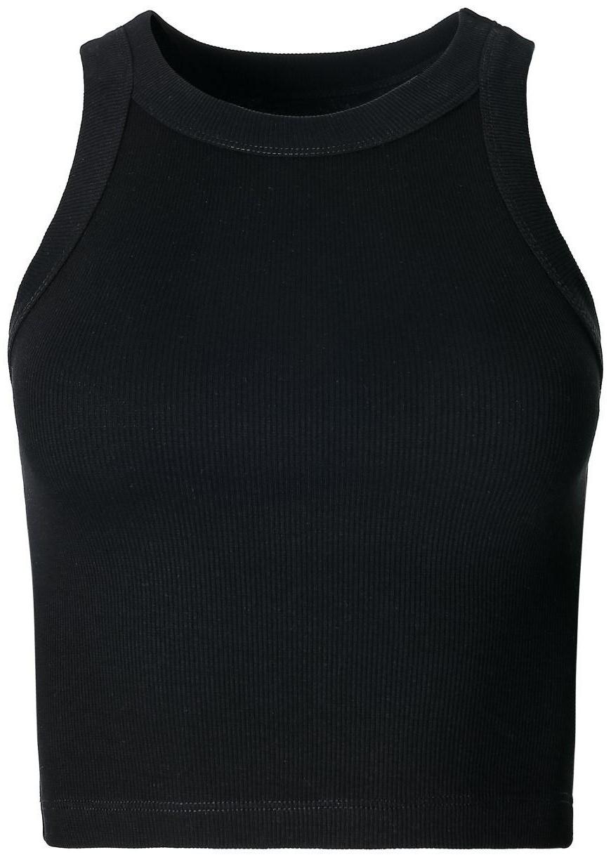 Топ женский, цвет чёрный, размер 46 (L)