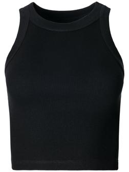 Топ женский, цвет чёрный, размер 46 (L)