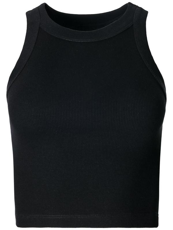 Топ женский, цвет чёрный, размер 46 (L)