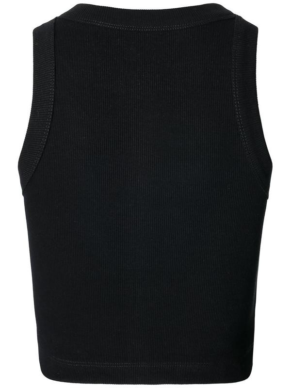 Топ женский, цвет чёрный, размер 46 (L)