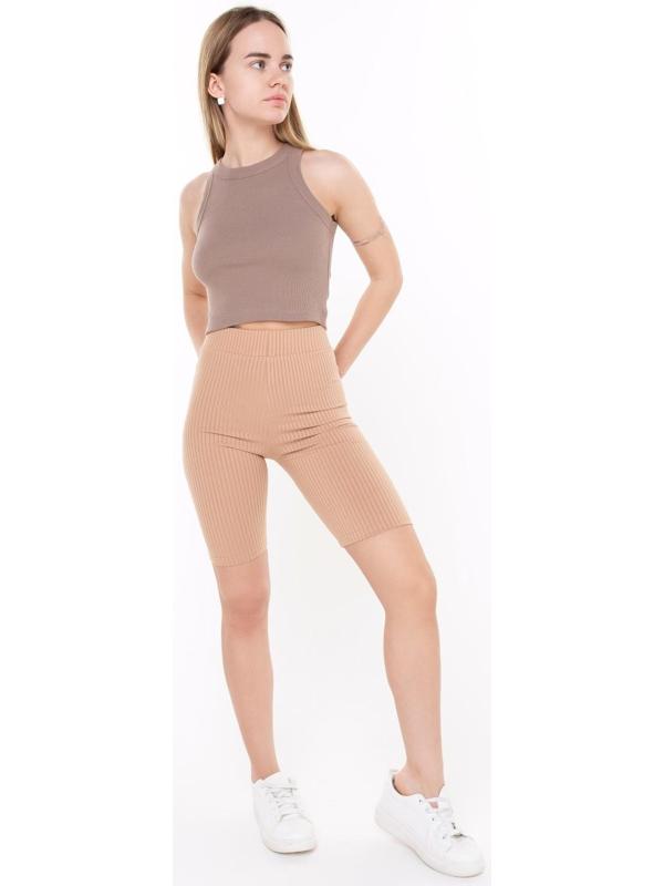 Топ женский, цвет светло-коричневый, размер 44 (М)