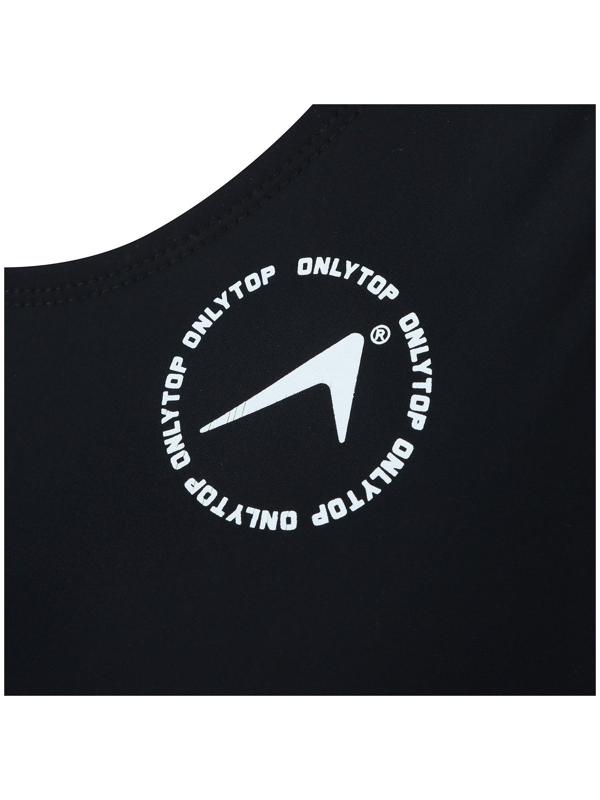 Купальник слитный, классика, спортивный, цвет чёрный, р. 52