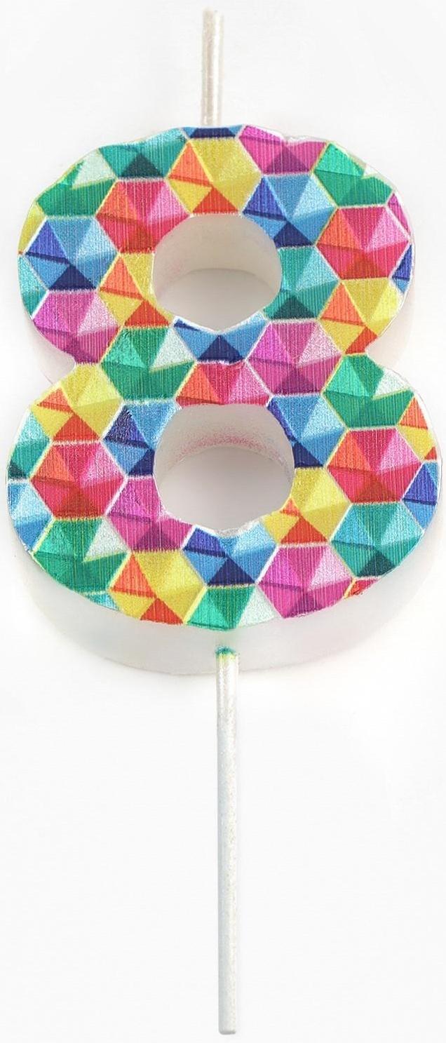 Свеча в торт на шпажке 