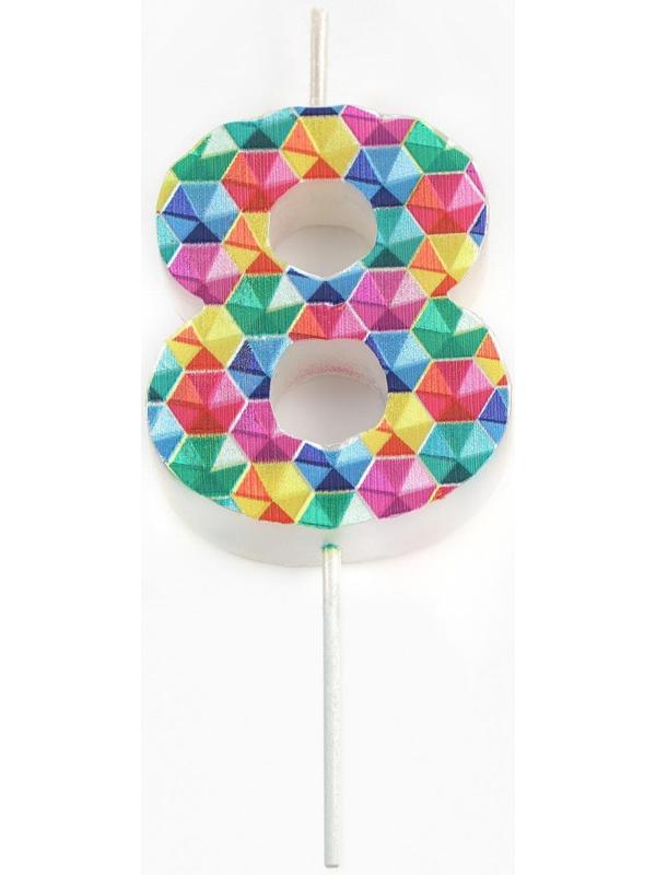 Свеча в торт на шпажке 