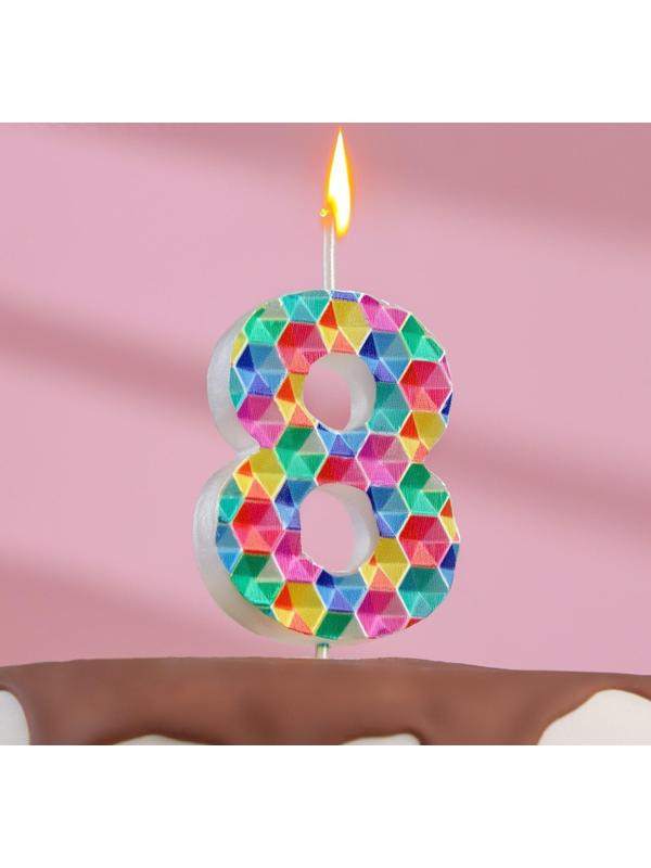 Свеча в торт на шпажке 