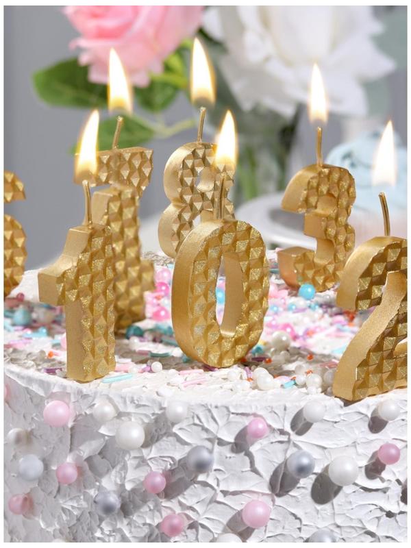 Свеча в торт на шпажке 