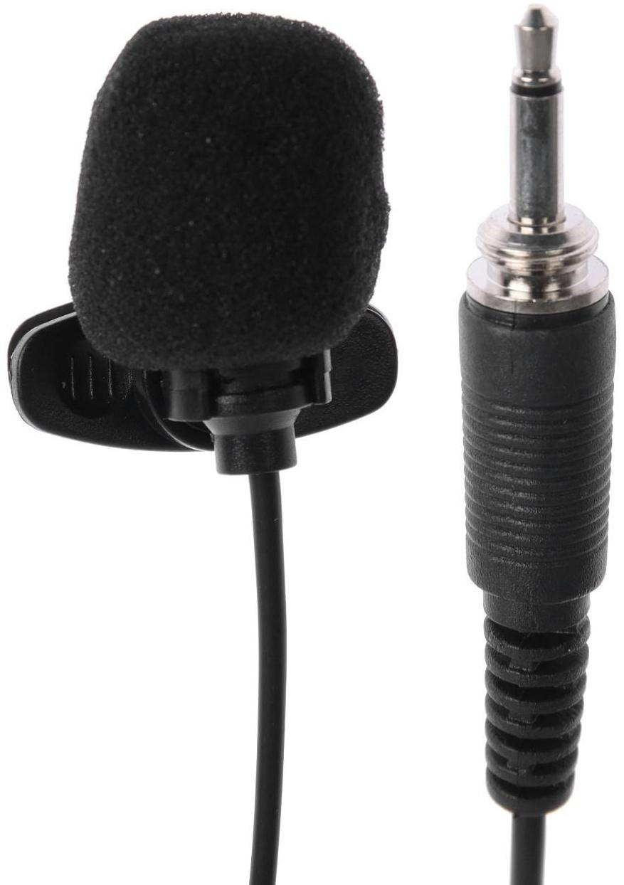 Микрофон ELTRONIC 10-05 петличный, 12-40 дБ, беспроводной, с прищепкой, черный